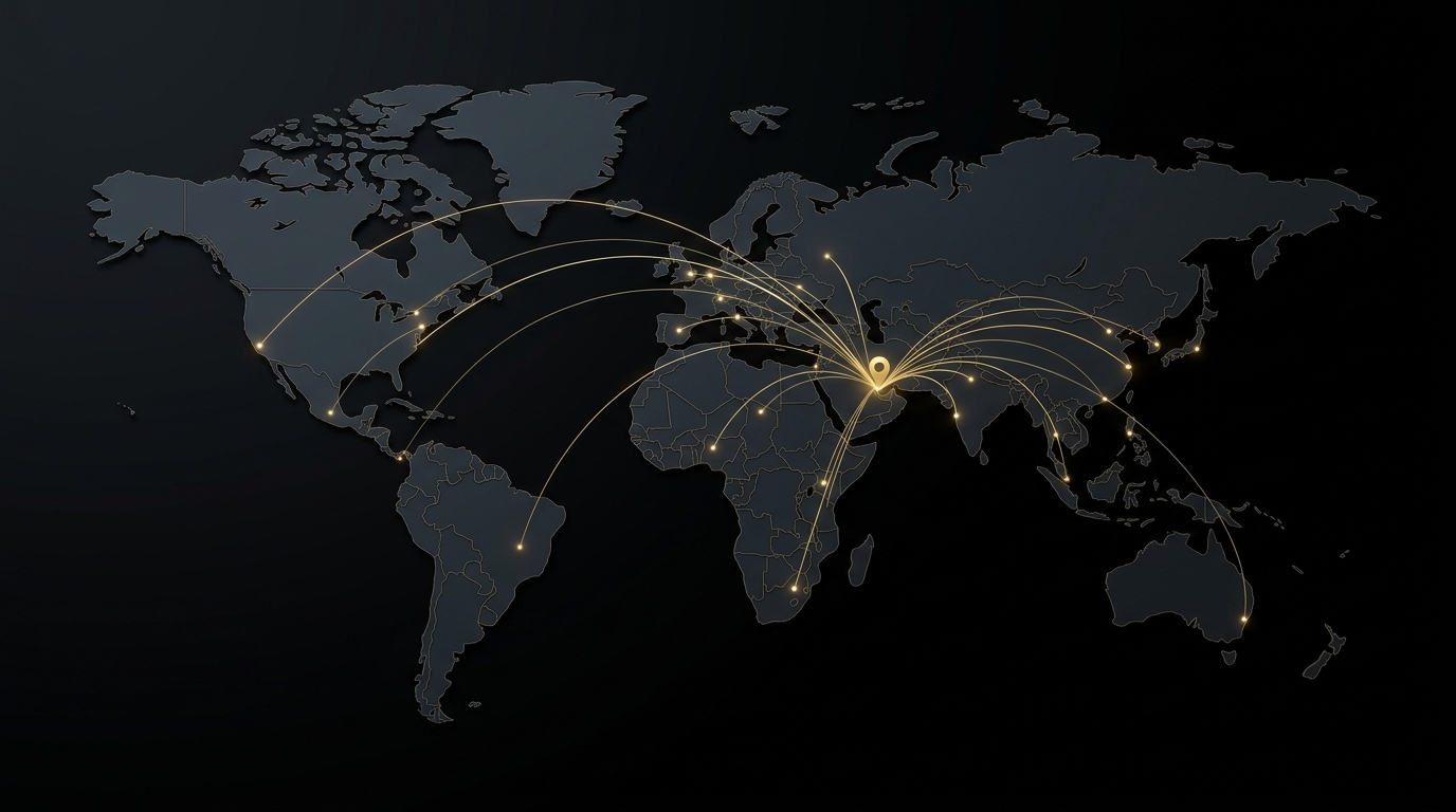 Global recruitment network connecting international talent to Qatar